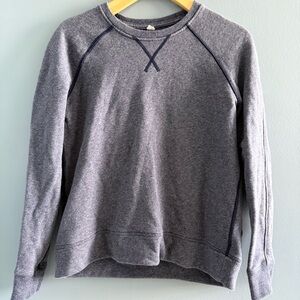 Lululemon Just Pleat It Blue Crewneck Sweatshirt